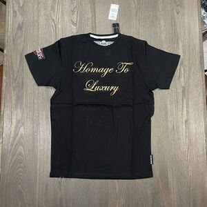 NWT 65 MCMLXV Men's Homage To Luxury Graphic T-Shirt Black Size M